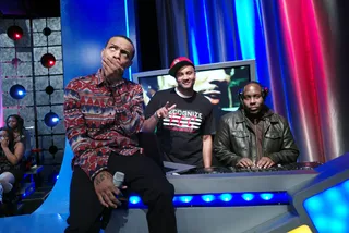 My Bad - Bow Wow with DJ Lyve and DJ Nix in the Mix at 106 &amp; Park, November 6, 2012. (Photo: John Ricard / BET).