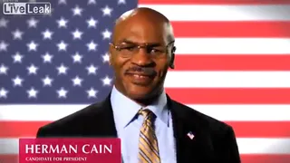 &quot;Herman Cain's Campaign Promises with Mike Tyson&quot; (2011) - This Funny or Die video featuring Mike Tyson as Herman Cain takes jabs at the memorable highs of Cain's presidential run.&nbsp;(Photo: liveleak.com)