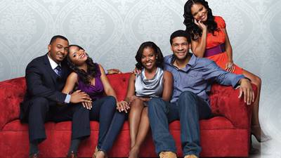 Let's Stay Together - TV audiences love staying together with Charles (Bert Belasco), Stacy (Nadine Ellis), Jamal (RonReaco Lee), Tasha (Joyful Drake) and Kita (Erica Hubbard). That's because the Queen Latifah produced&nbsp;Let’s Stay Together&nbsp;intelligently and humorously pulls back the complicated layers of love, romance, marriage and family.  (Photo: BET)