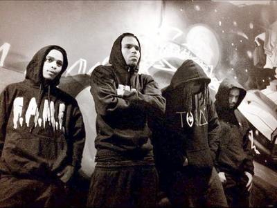 Chris Brown -  ‏ Chris Brown retweeted this image of himself on stage taken by one of his many fans, @ChrisBrownSpot: &quot;CHRIS BROWN &amp; FRIENDS ROCKING HOODIES IN SUPPORT OF TRAYVON MARTIN! #MillionHoodieMarch #JusticeForTrayvon RT! http://twitpic.com/8zr268&quot;(Photo: Chris Brown via Twitter)
