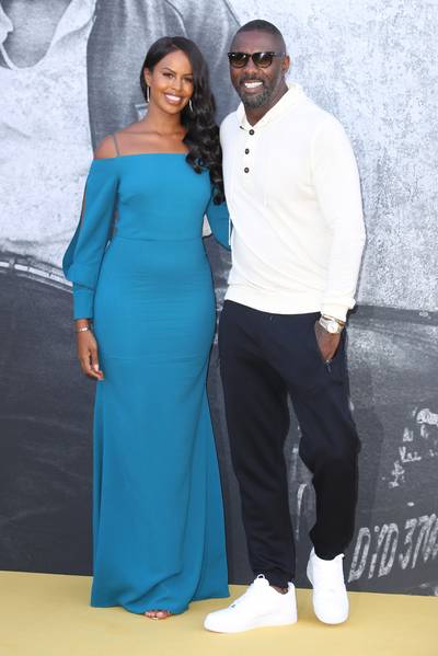 Idris Elba and Sabrina Dhowre - &quot;I can’t explain how good it feels watching someone you love do something amazing. Congratulations baby, what a journey ❤️ can’t even be mad you didn’t wear a suit 😂&quot; (Photo: Mike Marsland/Mike Marsland/WireImage)