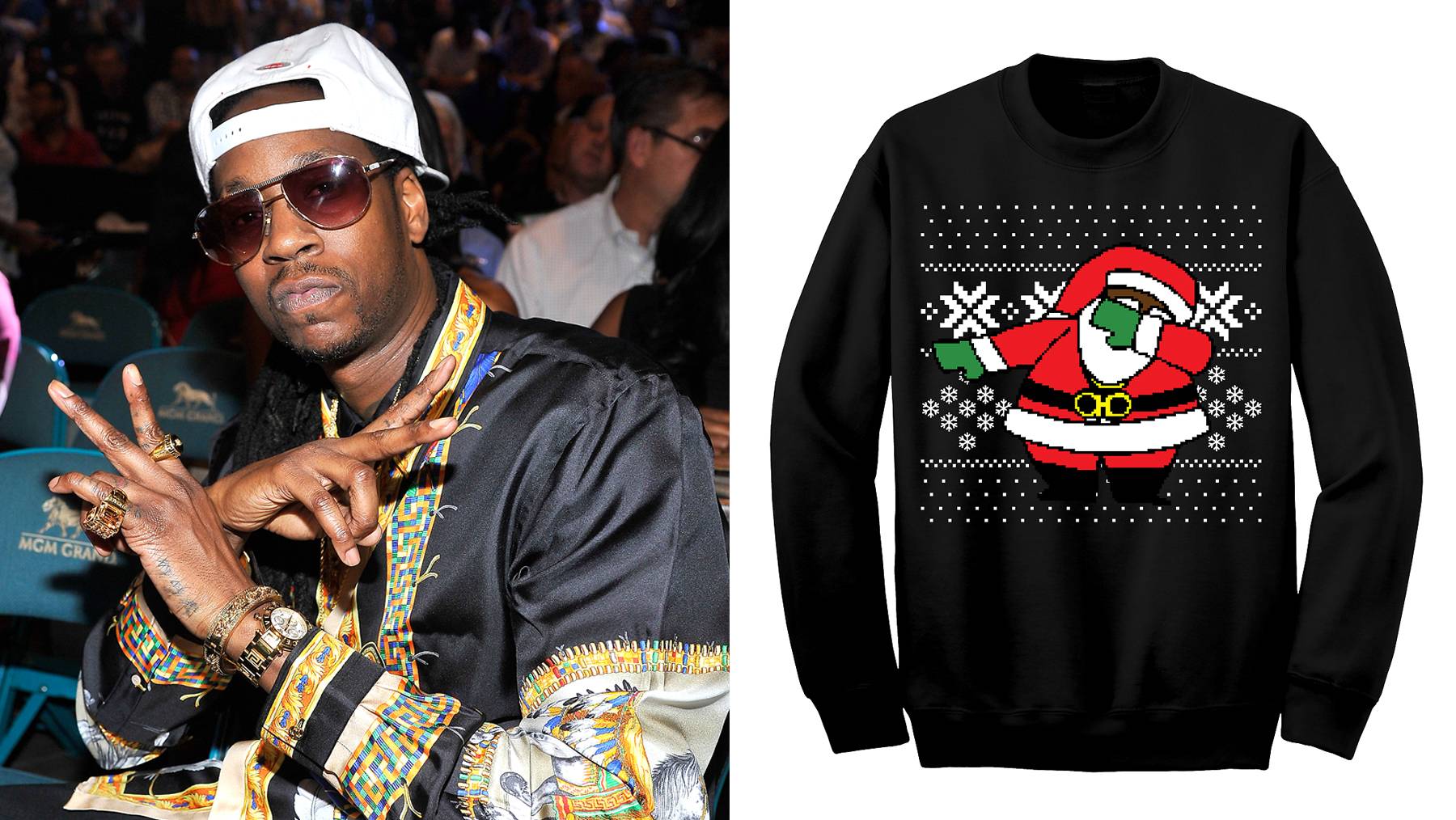 2 Chainz Sold 2 Million Worth of Dabbing Santa Christmas Sweaters