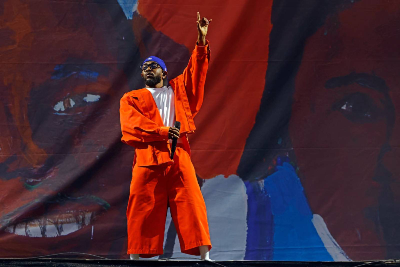Kendrick Lamar performs during the 2023 Governors Ball Music Festival at Flushing Meadows Corona Park on June 11, 2023 in New York City. (Photo by Taylor Hill/WireImage)