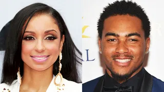 Mya and DeSean Jackson - The songstress and Redskins star were rumored to have dated in 2011, but we're still not sure if it's true since he was spotted out and about with various women around the same time. She accompanied him to the Sports Fans Choice awards and he hosted her birthday party, but he also told Bossip, &quot;I get around.&quot;(Photos from left: Frederick M. Brown/Getty Images for BET, Rodrigo Varela/Getty Images)