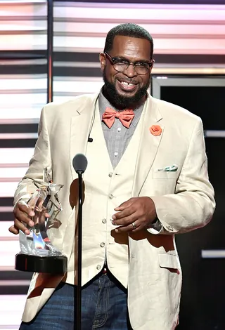 I Am Hip Hop Honoree Uncle Luke accepts his award at the BET 2017 Hip Hop Awards.