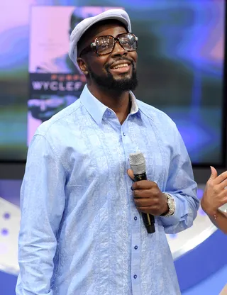 Lift Your Head - Wyclef Jean at 106 &amp; Park, September 17, 2012. (Photo: John Ricard / BET)