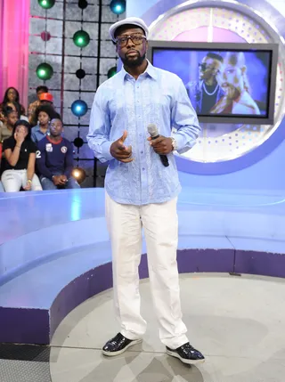 Wyclef Jean - Wyclef Jean at 106 &amp; Park, September 17, 2012. (Photo: John Ricard / BET).