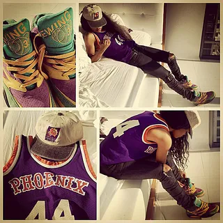 Teyana Taylor - “Getting ready to go about my day.. #Types--t.”  (Photo: Instagram)