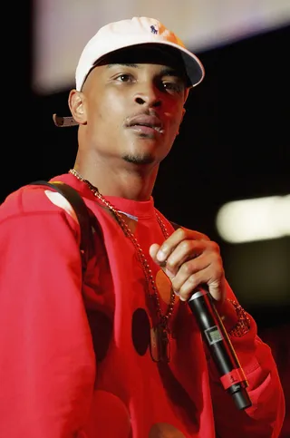 All Falls Down - Tip had his day of reckoning in 2009, when he was sentenced to a year in jail for his 2007 arrest on weapons charges.&nbsp; (Photo: Paul Hawthorne/Getty Images)