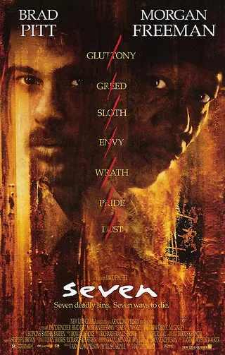 Seven - When a serial killer leads two detectives on a wild goose chase, you have Seven. Brad Pitt and Morgan Freeman play the detectives, and even though it seems like an odd combo, it worked.  (Photo: New Line Cinema)