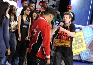 Let's Go! - Freestyle Friday battle: Charron vs Capili at 106 &amp; Park, September 14, 2012. (Photo: John Ricard / BET).