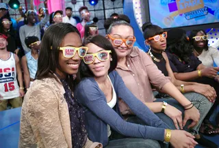 Island Love - Audience members show their love for Sean Paul at 106 &amp; Park, September 14, 2012. (Photo: John Ricard / BET).