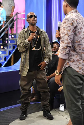 Old School Swag - DMX at 106 &amp; Park, September 13, 2012. (Photo: John Ricard / BET)