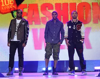 The Fellas Reppin' - Fashion show at 106 &amp; Park, September 13, 2012. (Photo: John Ricard / BET)