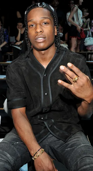 A$AP Rocky - "I was two years old and my dad showed me 'Know the Ledge,' and I just felt a part of something because my Dad said that’s who we named you after."(Photo: Theo Wargo/Getty Images)