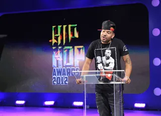 Whoa There - ASAP Rocky at the BET Hip Hop Awards Nominations announcements at 106 &amp; Park, September 12, 2012. (Photo: John Ricard / BET)