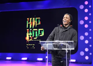 Peaceful - ASAP Rocky at 106 &amp; Park, September 12, 2012. (Photo: John Ricard / BET)