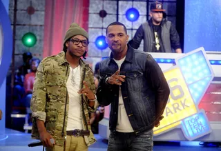 One Love - Cash Out and Mike Epps at the BET Hip Hop Awards Nominations announcements at 106 &amp; Park, September 12, 2012. (Photo: John Ricard / BET)