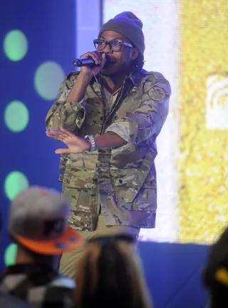Cash Out - Cash Out performs "Cashing Out" at the BET Hip Hop Awards Nominations announcements at 106 &amp; Park, September 12, 2012. (Photo: John Ricard / BET)