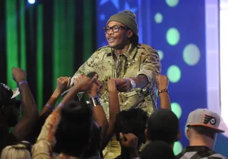 Get Live - Cash Out performs "Cashing Out" at the BET Hip Hop Awards Nominations announcements at 106 &amp; Park, September 12, 2012. (Photo: John Ricard / BET)