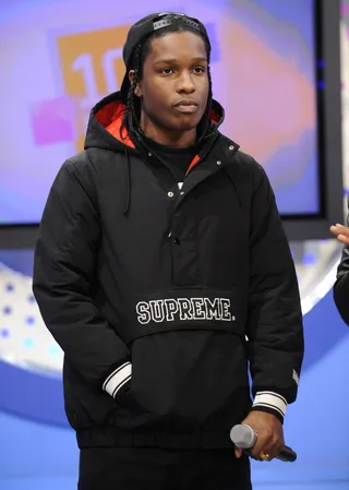 Serious - ASAP Rocky at the BET Hip Hop Awards Nominations announcements at 106 &amp; Park, September 12, 2012. (Photo: John Ricard / BET)