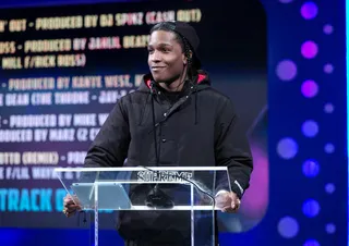 Smile - ASAP Rocky at the BET Hip Hop Awards Nominations announcements at 106 &amp; Park, September 12, 2012. (Photo: John Ricard / BET)