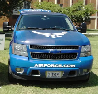 Virginia State University - US Air Force SUV.  (Photo: BET)