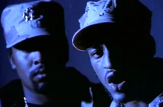 "Casualties of War" - A year after America's Operation Desert Storm in the Persian Gulf War, Rakim released this militant cut where he imagined rebelling against America's war against a Muslim country.  (Photo: Geffen Records)