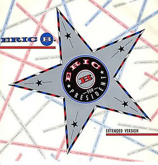 “Eric B. Is President” - Rakim's debut single is considered one of the first hip hop songs to use a sampler. This funky replay of Fonda Rae's "Over Like a Fat Rat" and James Brown's "Funky President" introduces Ra's unorthodox yet infectious flow and love of the mic. "It's biting me, fighting me, inviting me to rhyme."  (Photo: Zakia Records)