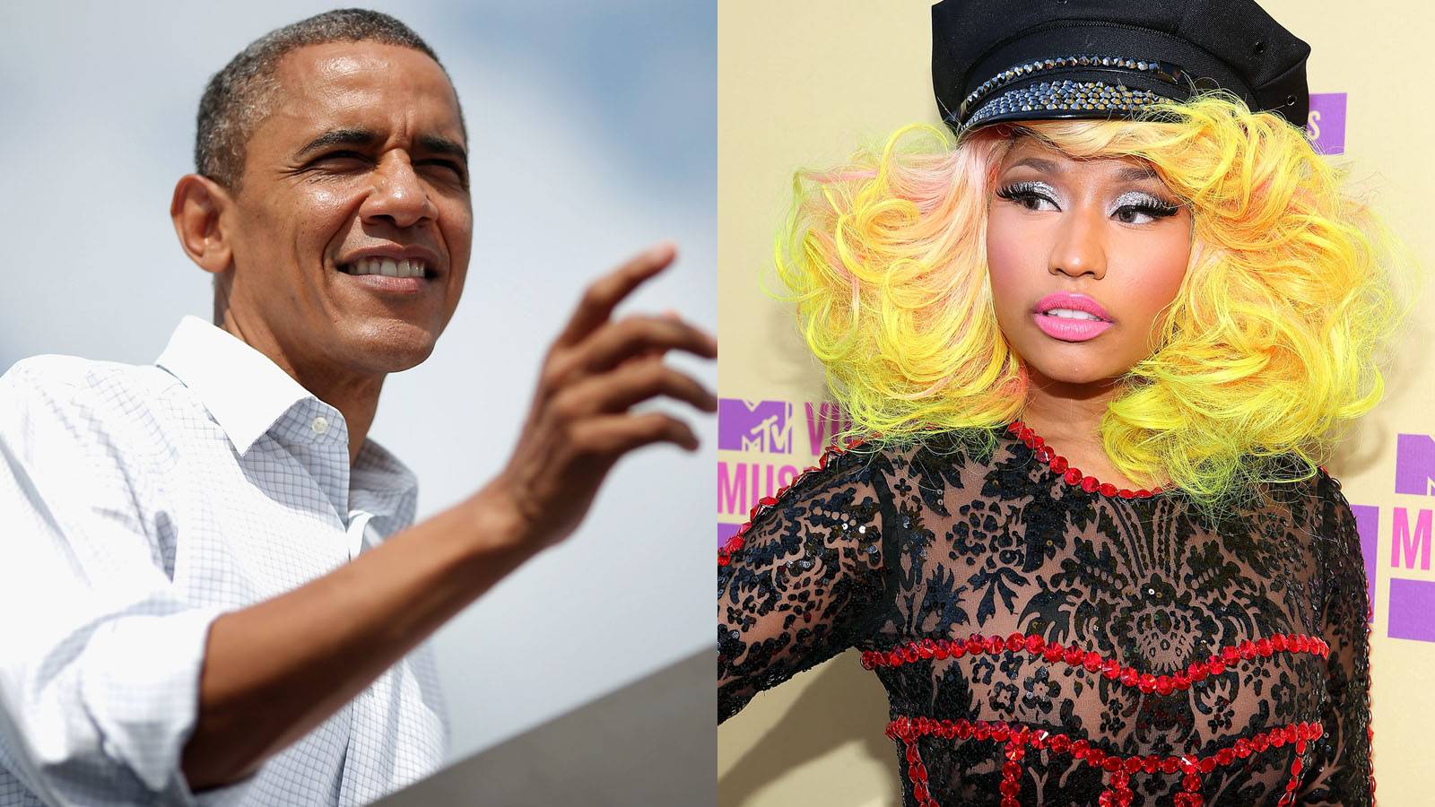Nicki Minaj, Barack Obama 