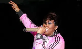 Grammy Winner, Record Holder - The creative music maker has racked up five Grammy Awards for her one-of-a-kind artistry. She's the only female rapper to have six albums certified platinum by the RIAA, including one double platinum for her 2002 Under Construction.&nbsp;(Photo: Jerritt Clark/FilmMagic)