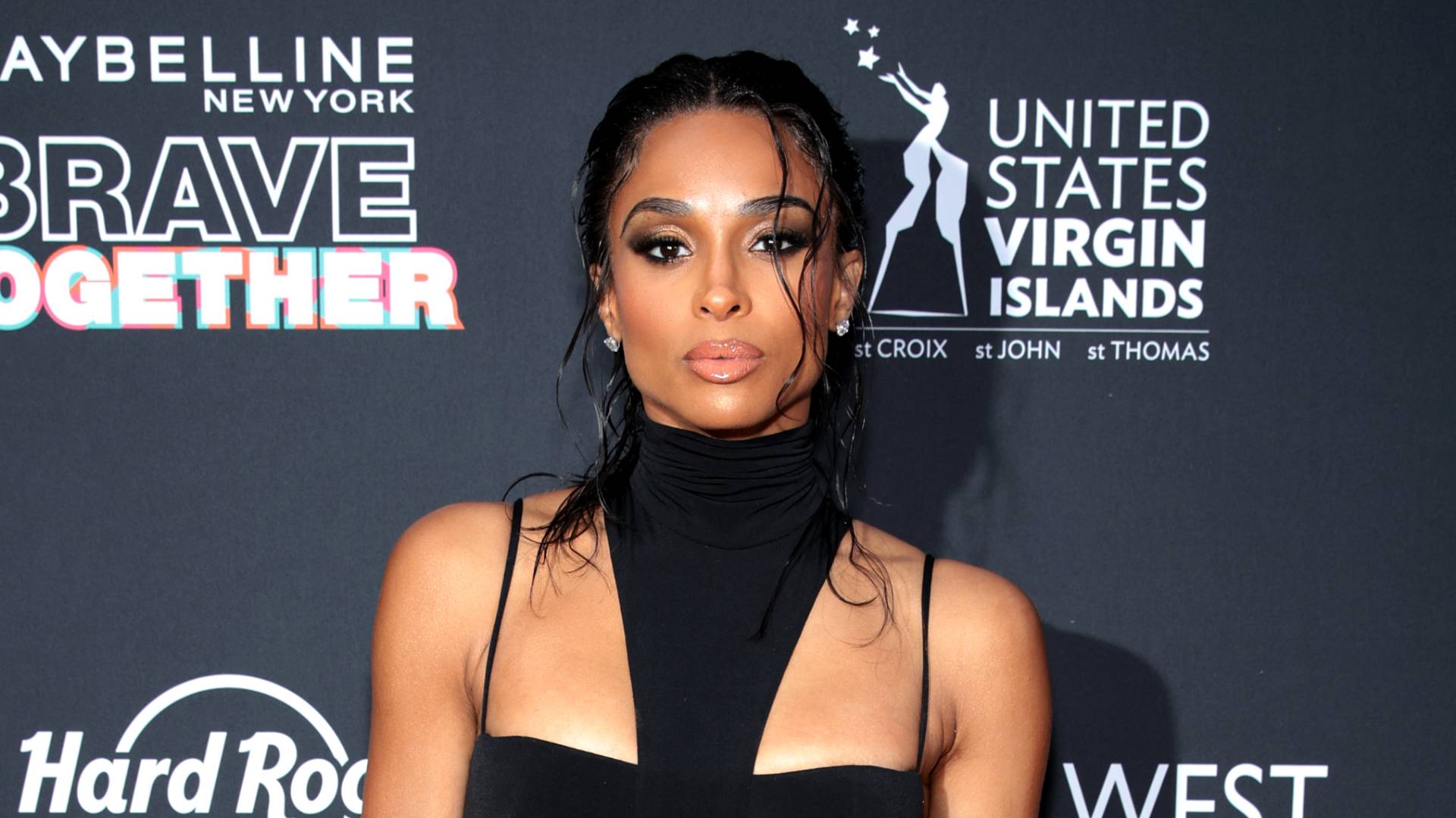 Ciara attends the launch of the 2022 Issue and Debut of Pay With Change with Sports Illustrated Swimsuit at Hard Rock Hotel New York on May 19, 2022 in New York City. 
