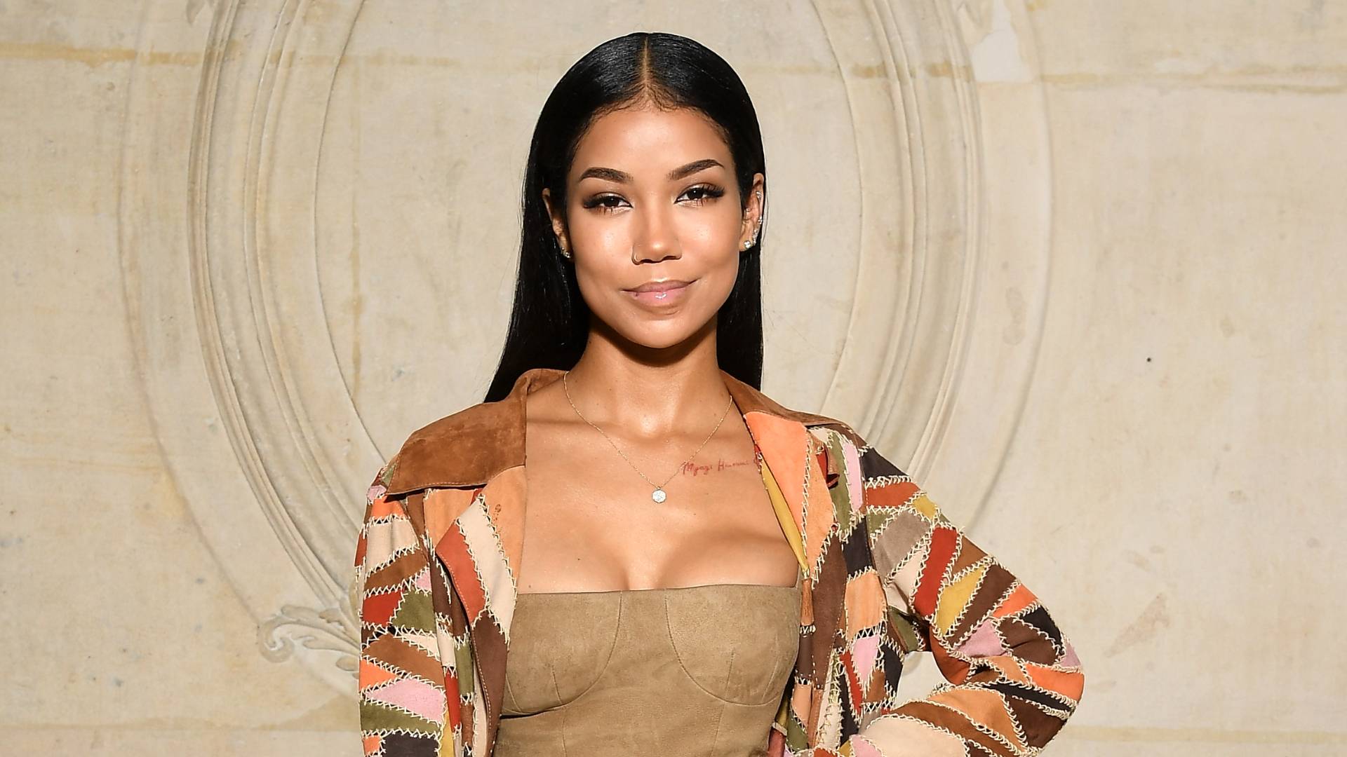 Jhene Aiko attends the Christian Dior Haute Couture Spring Summer 2018 show as part of Paris Fashion Week on January 22, 2018 in Paris, France. 