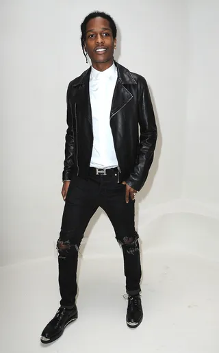 A$AP Rocky - A$AP Rocky&nbsp;might be bigger in the fashion world than he is in hip hop. For his versatile fashion sense, the Harlem MC is more than worthy of a nod for the Made-You-Look Award for best hip hop style.(Photo: Pascal Le Segretain/Getty Images)