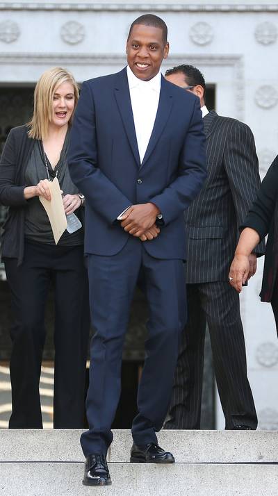 Jay Z - We've definitely witnessed Jay Z's&nbsp;syle evolve over the years to the point where Hov could rock a Tom Ford suit or a white T-shirt. That—and Hov's status as a God MC—make him a nominee for the Made-You-Look Award for best hip hop style.(Photo: Frederick M. Brown/Getty Images)