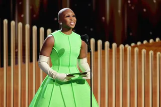 Cynthia Erivo stunned with her platinum silver buzz cut! - (Photo: Getty Images)