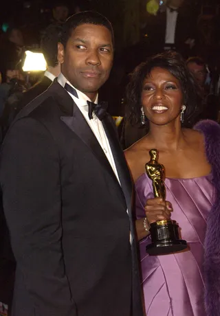 Denzel and Pauletta Washington 2002