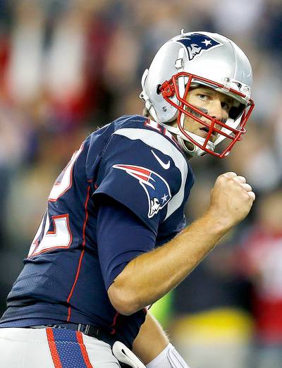 Tom Brady Reaches 50,000 Passing Yards in Win - Battling all kinds of rumors that their magical run over the years was finally over, Tom Brady and the New England Patriots responded with a huge 43-17 home victory over the Cincinnati Bengals on Sunday Night Football. Brady threw for 292 yards and two touchdowns while also reaching the milestone of 50,000 passing yards in the game. Rob Gronkowski was a big target for Brady, hauling in six receptions for a 100 yards and one touchdown, while Stevan Ridley added 113 yards and a TD on the ground.(Photo: Jim Rogash/Getty Images)