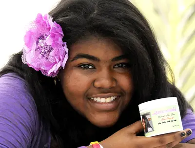 Leanna's All Natural Hair Products - Borrowing from her great-grandmother's original hair cream recipe, Leanna Archer, 17, of New York, launched Leanna's Natural Hair Products at the age of 9. The organic products are made from oils and spices from the island of Haiti. Leanna's products bring in over $100,000 a year, according to her website. She is the youngest person to ever ring and open the NASDAQ Stock Market opening bell.(Photo: Marice Cohn Band/Miami Herald/MCT/Landov)