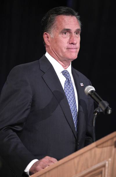 Still Not Over It - Mitt Romney is still mourning his loss to Obama in 2012.&nbsp; Speaking at a political event in Georgia, the GOP nominee said he won't make another White House bid but he's &quot;just sad I’m not able to be there either. I’d like to be in the White House.” He also took a poke at its current occupant and said that recent foreign crises are &quot;in part the result of a president that just hasn’t been on the job as he needed to be.   (Photo: Bill Pugliano/Getty Images)