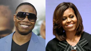 White House Ambassador&nbsp; - The&nbsp;First Lady Michelle Obama is a huge fan of the leader of The Get Fresh Crew as she recruited Doug E. Fresh and a few other stars including DMC, Ashanti and Jordin Sparks for her fight against childhood obesity with her Let's Move! campaign. Doug E recorded and appeared on two tracks - "Let's Move" and "Everbody" in 2013 from the Songs For A Healthier America project.&nbsp;(Photos from Left: Dimitrios Kambouris/WireImage, Win McNamee/Getty Images)