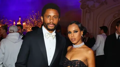 Nnamdi Asomugha and Kerry Washington attend The 2023 Met Gala Celebrating "Karl Lagerfeld: A Line Of Beauty" at The Metropolitan Museum of Art on May 01, 2023 in New York City. 