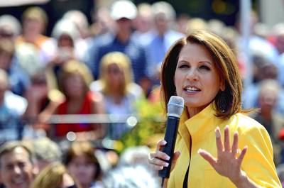What If? - Rep. Michele Bachmann (R-Minnesota) and failed 2012 GOP presidential contender is retiring from Congress at the end of the year but that doesn't mean she is done with elective politics. &quot;The only thing that the media has speculated on is that it's going to be various men that are running&quot; for the White House in 2016, she said. &quot;They haven't speculated, for instance, that I'm going to run. What if I decide to run? And there's a chance I could run.&quot; Bachmann barely won re-election to Congress in two years ago.    &nbsp;(Photo: AP Photo/ Richard Shiro)