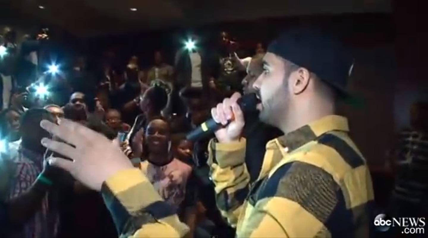 Drake Gives Gifts to Struggling Students