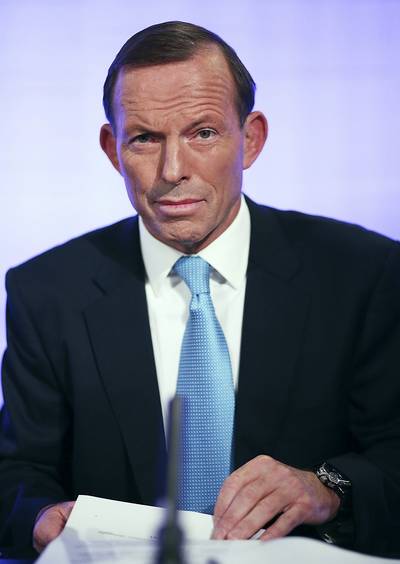 Australian Prime Minister Tony Abbott - &quot;He spent much of his life standing against the injustice of apartheid. When that fight was won, he inspired us again by his capacity to forgive and reconcile his country,&quot; Abbott said.&nbsp;(Photo: Stefan Postles/Getty Images)