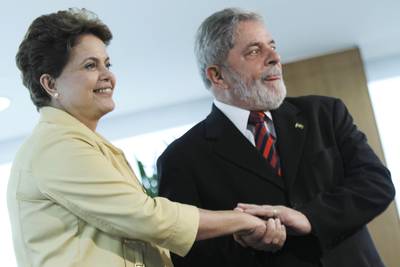 Brazilian President Dilma Rousseff and Former President Luiz Inacio Lula da Silva - (Photo: Ueslei Marcelino/Landov)