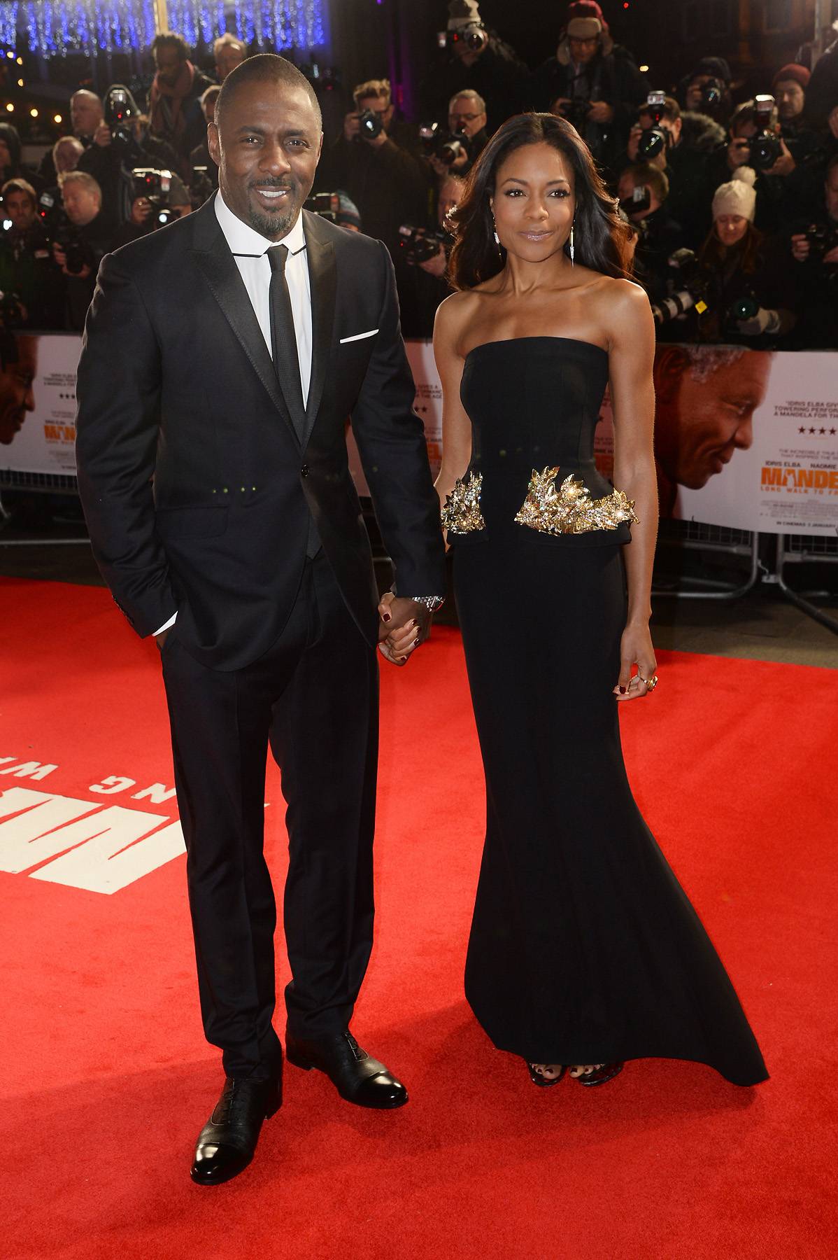 Idris Elba Naomie Harris London Premiere Mandela: Long Walk to Freedom 
