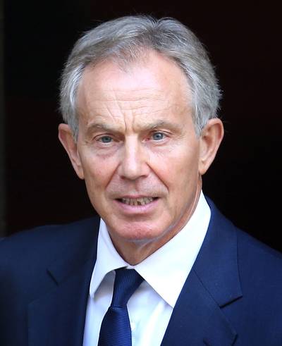 Former UK Prime Minister Tony Blair - &quot;Through his leadership, he guided the world into a new era of politics in which black and white, developing and developed, north and south, despite all the huge differences in wealth and opportunity, stood for the first time together on equal terms.&quot;(Photo: Peter Macdiarmid/Getty Images)
