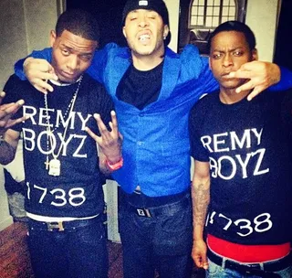 Squad Goals - "Cause Remy Boyz or nothin', Re-Re-Remy Boyz or nothin'" — "Trap Queen" (Photo: Fetty Wap via Instagram)