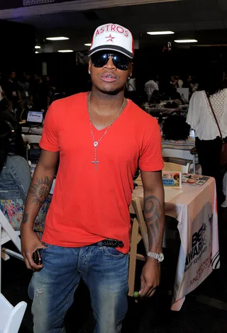 Ne-Yo - Ne-Yo was in the media matrix answering all the tough questions like a proper gentleman.&nbsp;2011 BET Awards Radio Remote Room at The Shrine Auditorium June 25, 2011 Los Angeles, California. &nbsp; Photo: Adrian Sidney/PictureGroup